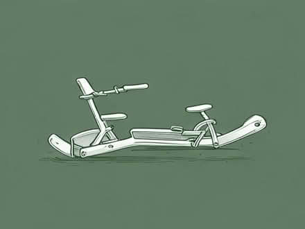 Photo of Rowing machine/exercise bike (Milton BS22) #1
