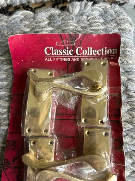 Photo of free Handleni drws/ brass door handles (Tregarth LL57) #2