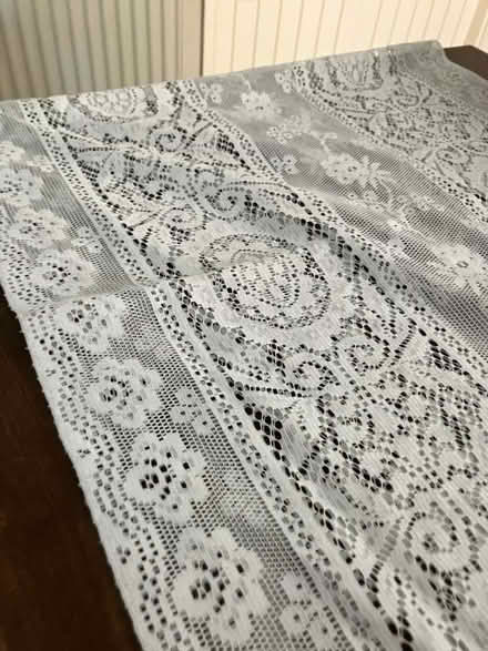 Photo of free Vintage French cafe curtain in white (Weston Park BA1) #2