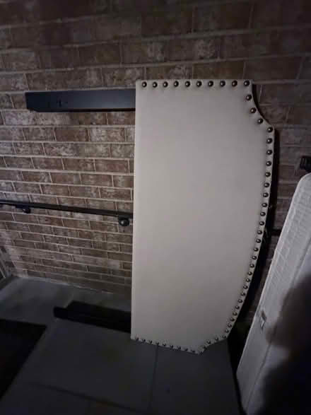 Photo of free Full boxspring, headboard, frame (Annapolis) #1