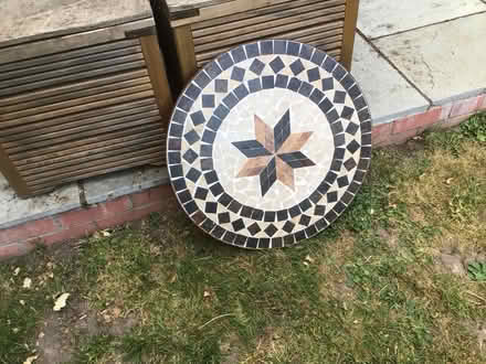 Photo of free Mosaic table top only (Locksheath SO31) #2