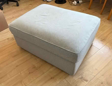Photo of free IKEA Kivik Footstool with Storage (Forest Gate E7) #2