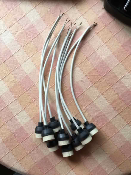 Photo of free 10 x unused ceramic GU5 sockets. (Great Moor SK2) #1