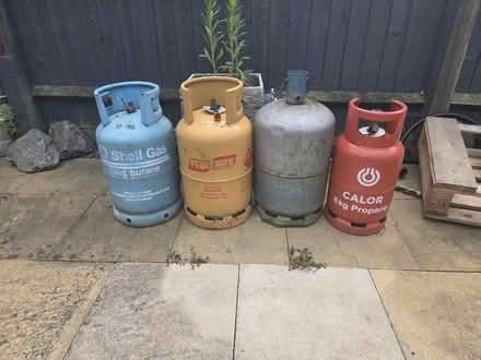 Photo of free Empty gas bottles (Stotfold) #1