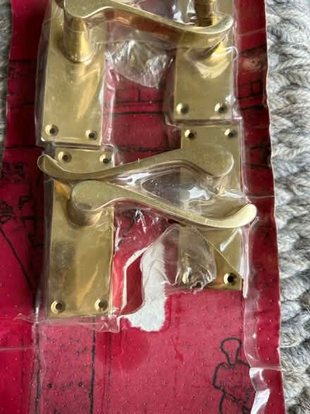Photo of free Handleni drws/ brass door handles (Tregarth LL57) #3