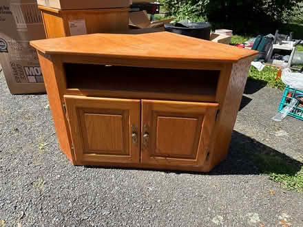 Photo of free Corner cabinet / console (Rising Sun) #1