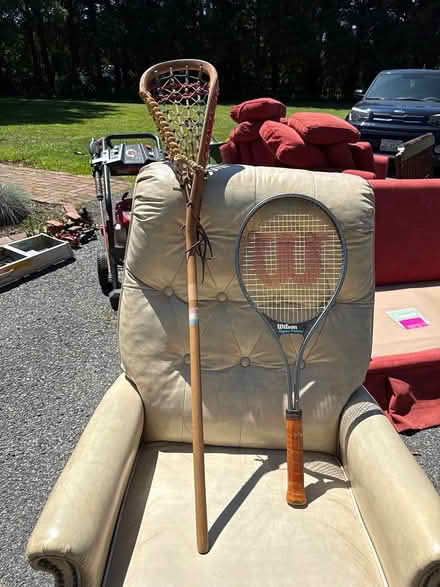 Photo of free Vintage lacrosse stick and racket (Rising Sun) #1