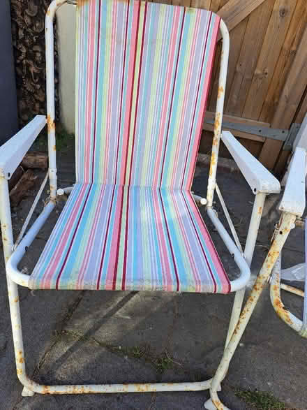 Photo of free Fold up garden chairs (Seaside BN22) #3
