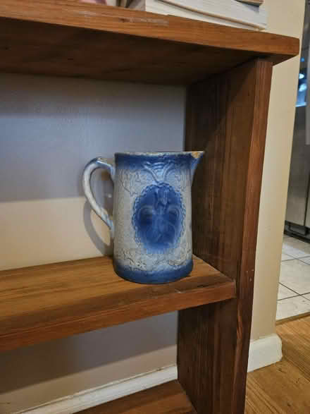 Photo of free Ceramic Pitcher, heavily chipped (Camelot Park) #1