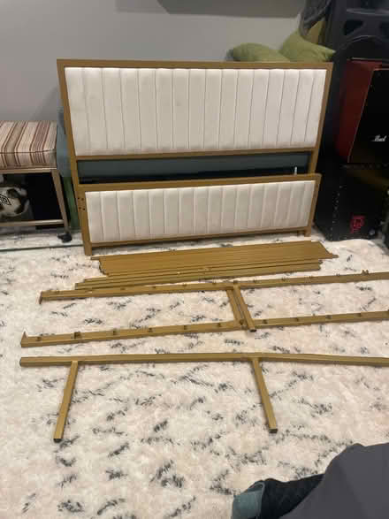 Photo of free Full size bed frame (Southeast DC (near JBAB)) #1