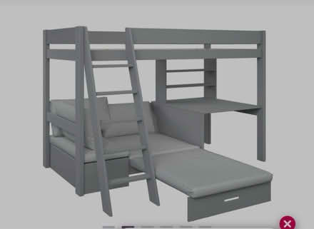 Photo of free High sleeper wooden cabin bed (Kilmarnock KA1) #2