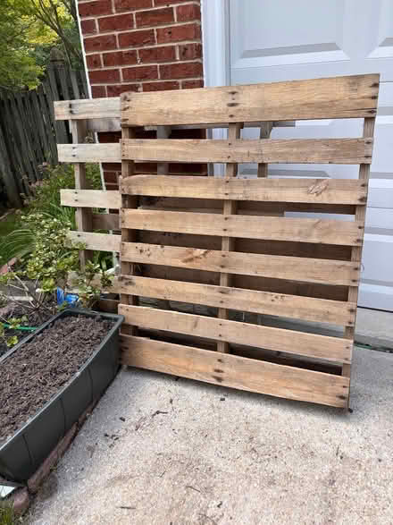 Photo of free 2 wood pallets (Crofton) #1