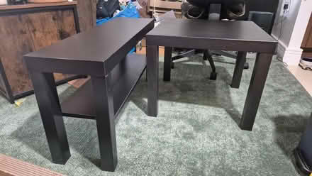 Photo of free Black side table and TV stand - IKEA lack (Roehampton SW15) #1