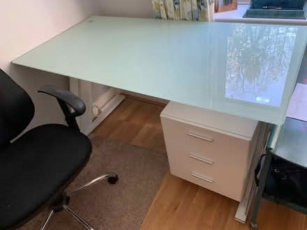Photo of free Desk and swivel chair (Hadlow Down TN22) #2
