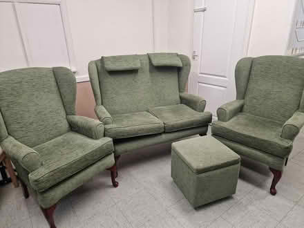 Photo of free Sofa set with foot stool (Radcliffe M26) #1