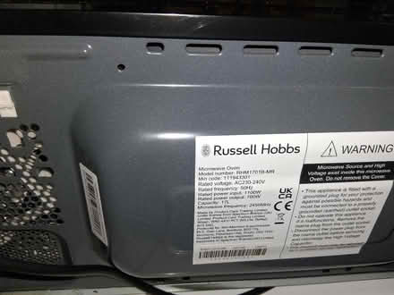 Photo of free Russell Hobs Black Microwave (Moor Side HX2) #2