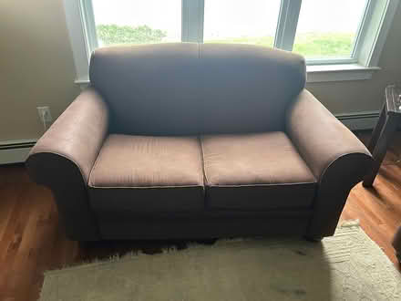 Photo of free Brown Fabric Sofa and Loveseat (North Nashua) #2