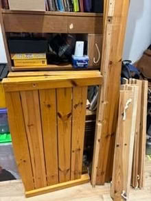 Photo of free Solid Pine Single Bed Frame - no mattress (Sharmans Cross B90) #1