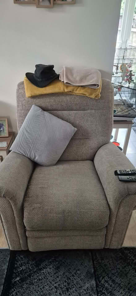 Photo of free 3 seater recliner sofa and 1 recliner chair (Quarry Bank DY5) #2