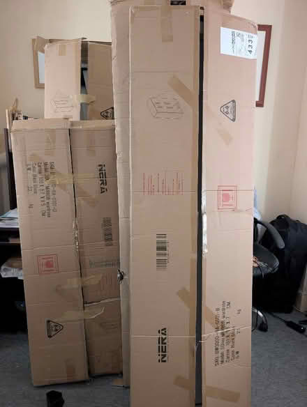 Photo of free 4 large cardboard boxes (Mill Rd area NN8) #1