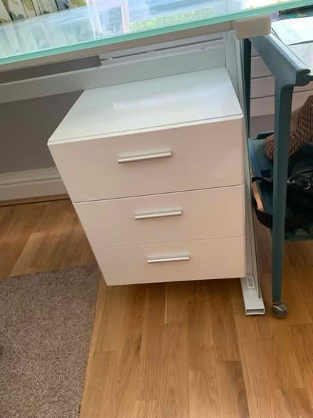 Photo of free Desk and swivel chair (Hadlow Down TN22) #1