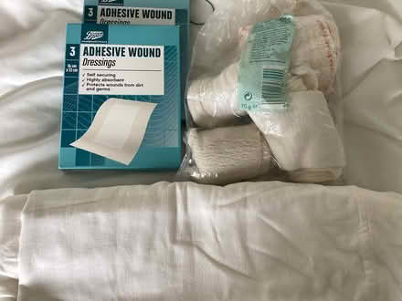 Photo of free Dressings, sleeping bag (Minehead West Park) #1