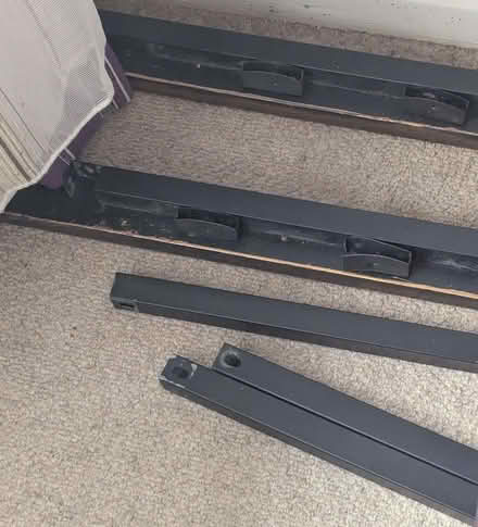 Photo of free king size bed frame + mattress (Worton TW7) #3