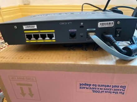 Photo of free Cisco 877 router (Bedford MK40) #3