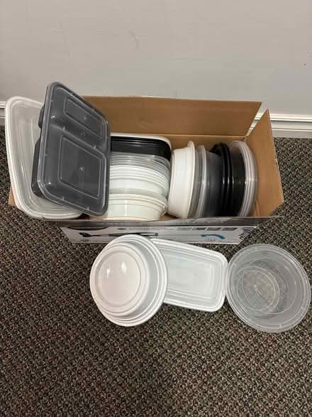 Photo of free Plastic Food containers (Derry and Tenth Line) #1