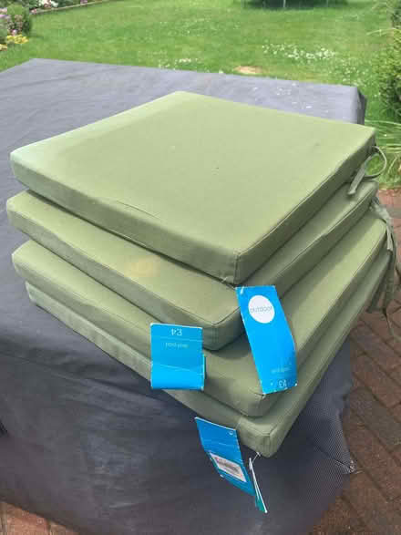 Photo of free Four Sun Faded Chair Cushions. (Shevington Vale WN6) #1