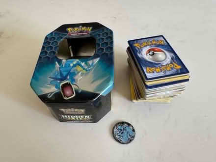 Photo of free Pokémon cards and metal box (Sevenoaks TN13) #1
