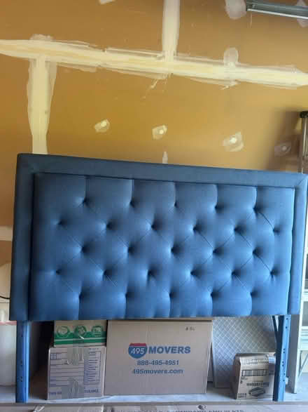 Photo of free Padded tufted queen headboard (Damascus,MD) #1