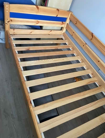 Photo of free High sleeper wooden cabin bed (Kilmarnock KA1) #3