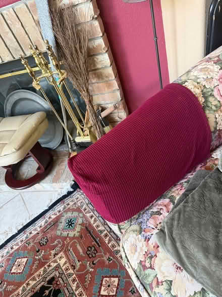 Photo of free Couch arm cover, curtain (Alameda) #1