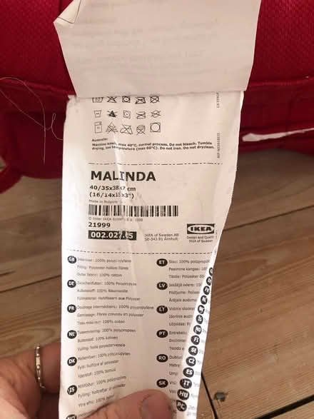 Photo of free 7 IKEA Malinda chair cushions (Eltham SE9) #2