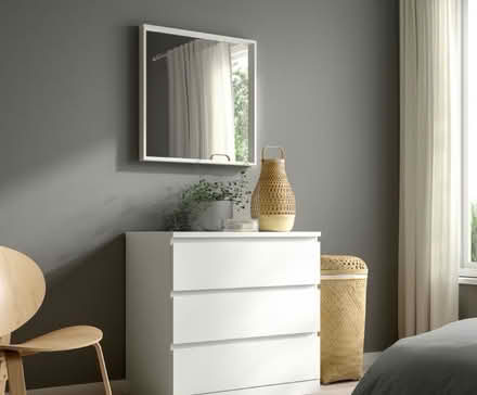 Photo of free White square IKEA mirror 65x65cm (L10) #1
