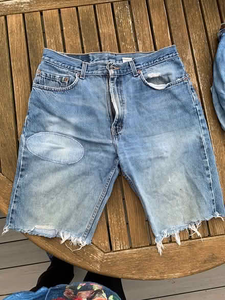 Photo of free Jean shorts-old,worn (48103 near Dicken school) #3