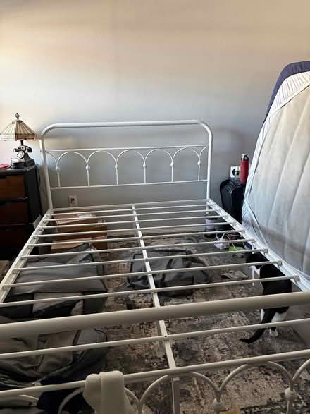 Photo of free Queen Metal Bedframe (87102) #1