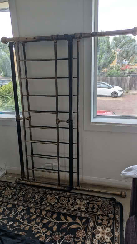 Photo of free king size bed frame + mattress (Worton TW7) #1
