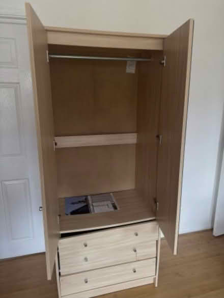 Photo of free Double door wardrobe with mirror (CB4) #2