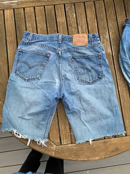 Photo of free Jean shorts-old,worn (48103 near Dicken school) #4