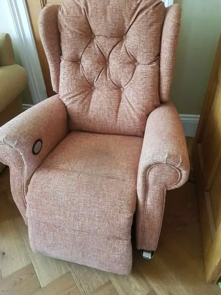 Photo of free Pink reclining chair (Askew Road W12) #3