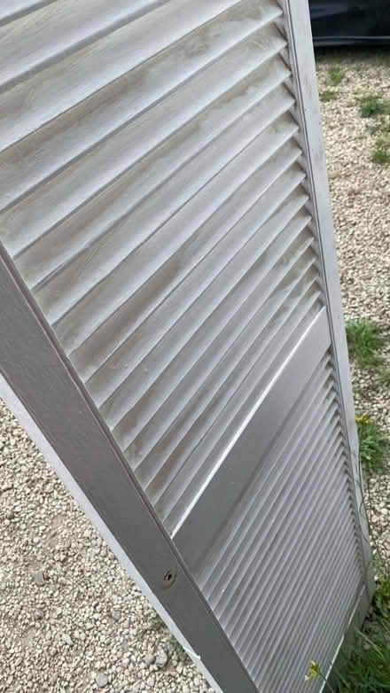 Photo of free Four slatted wooden cupboard doors (Banwell, BS29) #4