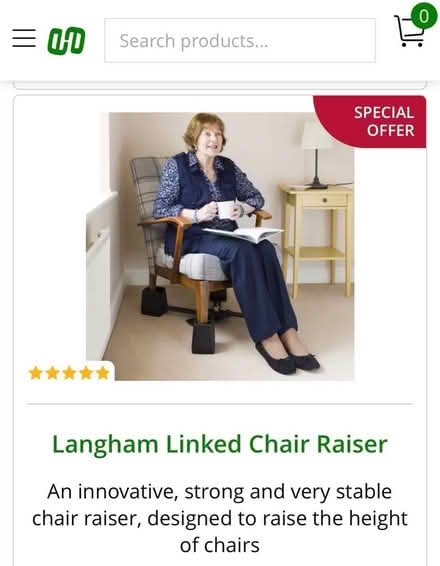 Photo of free “Langham” Chair raiser set (Eastbourne BN20) #2