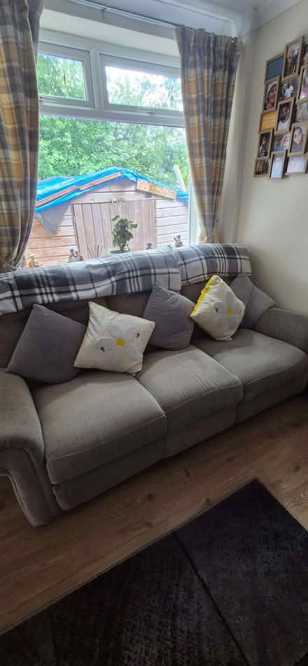 Photo of free 3 seater recliner sofa and 1 recliner chair (Quarry Bank DY5) #1