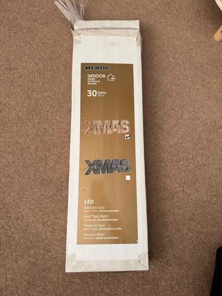 Photo of free Wooden XMAS decorative sign (RG30, Reading West) #1