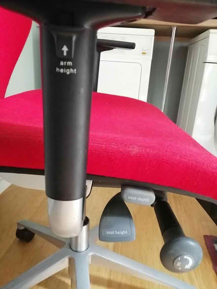 Photo of free office chair red colour (North Mundham) #2