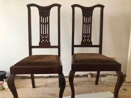 Photo of free Two solid wood chairs (Eltham SE9) #1