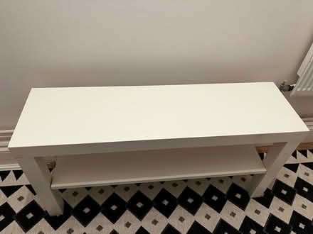 Photo of free IKEA white tv bench (Southville BS3) #2