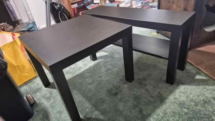 Photo of free Black side table and TV stand - IKEA lack (Roehampton SW15) #4